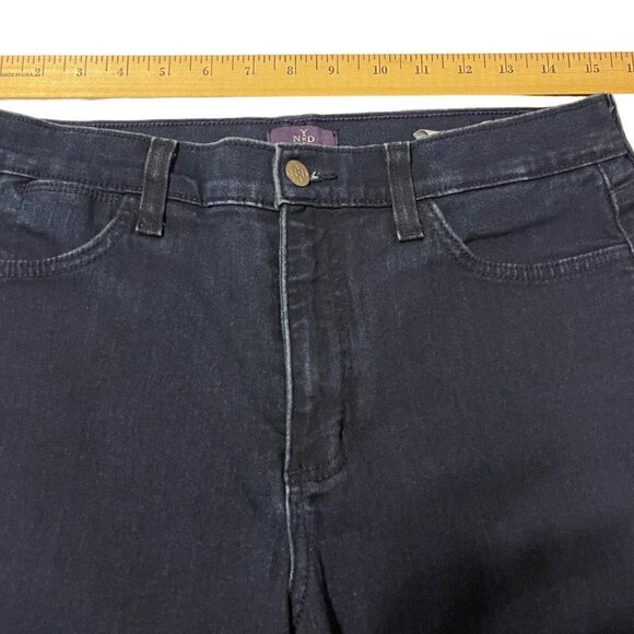 NYJD Women's Lift Tuck Technology Dark Wash Bootcut Pocket Detail Size 12 - Picture 11 of 16